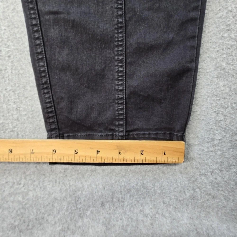Banana Republic Pants Womens 6L‎ Gray Cargo Twill Stretch Pockets Zip Button